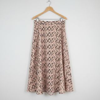 Linen viscose Ivy Diamonds design B digital print