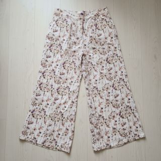 Linen viscose Agapanthus design C digital print