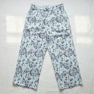 Linen viscose Agapanthus design B digital print