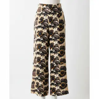 Linen viscose Sunlower design A digital print