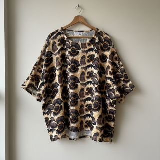 Linen viscose Sunlower design A digital print