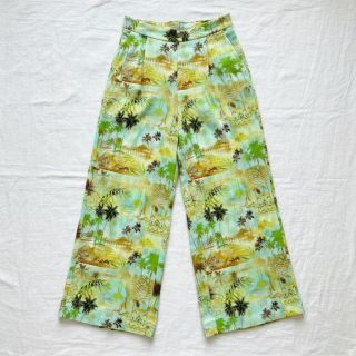 Linen viscose Egypt design A digital print