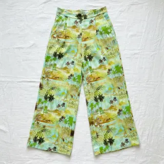 Linen viscose Egypt design A digital print