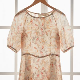 Linen viscose Natural Lin Lissy pink digital print