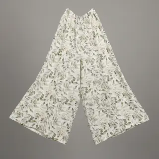 Linen viscose Natural Lin Lissy ecru digital print