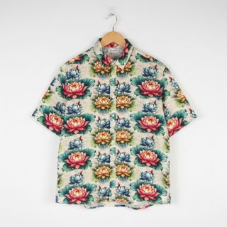 Linen viscose Clover design D digital print