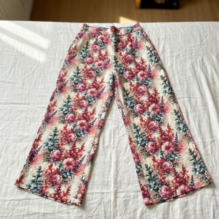 Linen viscose Viola design C digital print