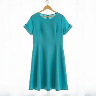 Linen viscose PREMIUM ocean blue