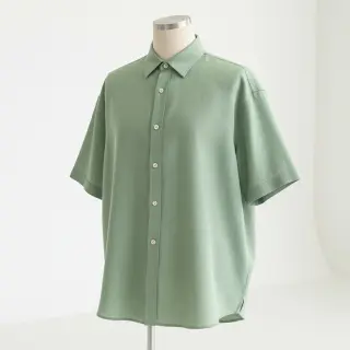 Linen viscose PREMIUM old green