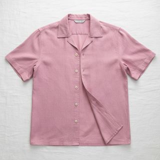 Linen viscose PREMIUM old pink