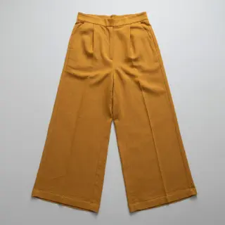 Linen viscose PREMIUM ochre