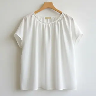 Linen viscose PREMIUM off white