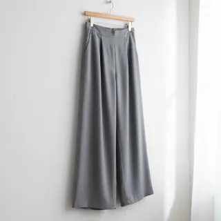 Linen viscose PREMIUM middle grey
