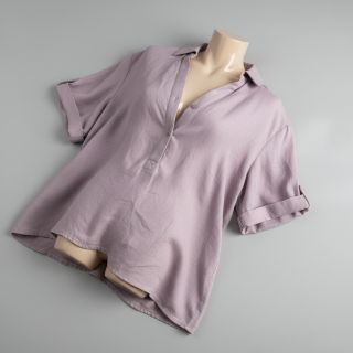 Linen viscose PREMIUM light old pink