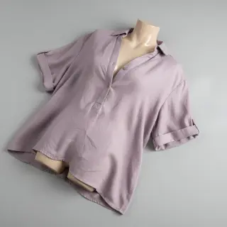 Linen viscose PREMIUM light old pink