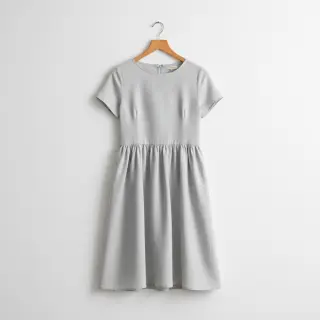 Linen viscose PREMIUM light grey