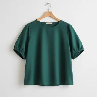Linen viscose PREMIUM bottle green