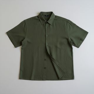 Linen viscose PREMIUM army