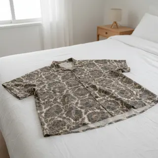 Linen viscose Lizzy flowy grey