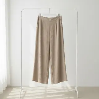 Linen viscose CRINCLE sand
