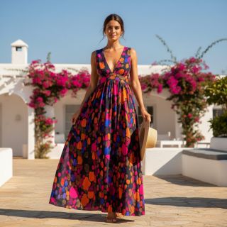 Viscose SATIN Imagine digital print