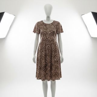 Viscose SATIN Animal skin digital print