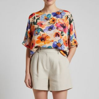 Viscose RADIANCE Flower Nina digital print