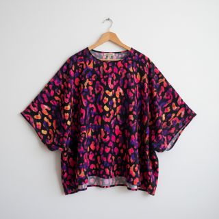 Viscose RADIANCE Animal skin black digital print