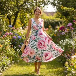 Viscose RADIANCE Flower Zoya digital print
