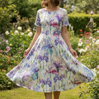 Viscose RADIANCE Flower Tara digital print