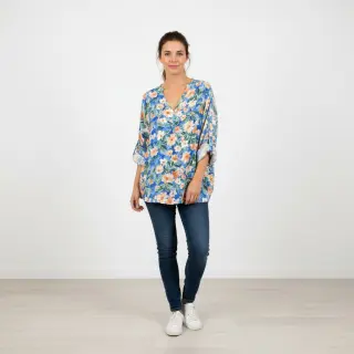 Viscose RADIANCE Flower Jane digital print