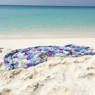 Viscose RADIANCE Flower Horas digital print
