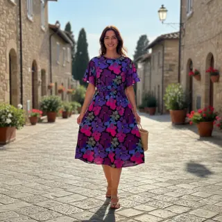 Viscose RADIANCE Lalie digital print