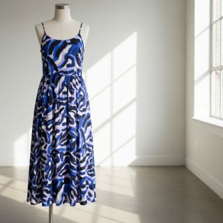 Viscose RADIANCE Night wave digital print