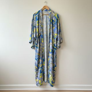 Viscose RADIANCE Abstract paisley blue digital print