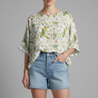 Viscose RADIANCE Francesca flowers digital print