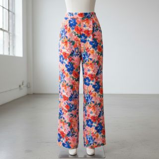 Viscose RADIANCE Cornelia flowers pink digital print