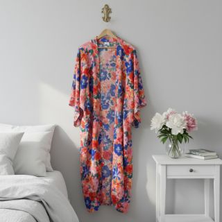 Viscose RADIANCE Cornelia flowers pink digital print