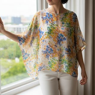 Viscose RADIANCE Danaan yellow digital print