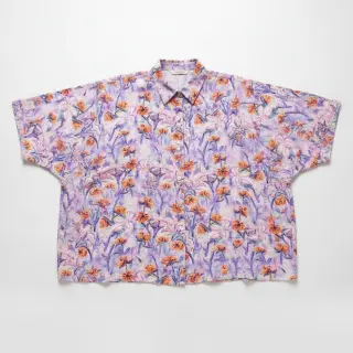 Viscose RADIANCE Dried flower digital print