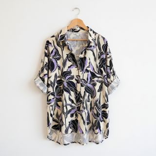 Viscose ROSELLA STRETCH Flowers