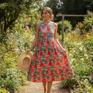 Viscose RAYON POPLIN Knitted design D digital print