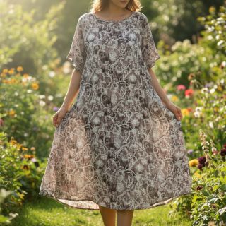 Viscose RAYON POPLIN Pattern design G digital print