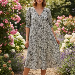 Viscose RAYON POPLIN Pattern design F digital print