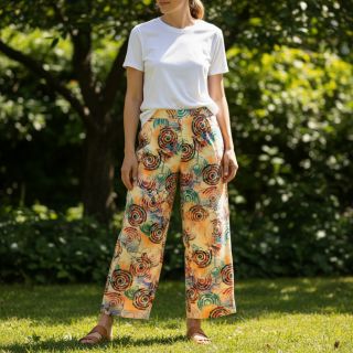 Viscose RAYON POPLIN Feathers design D digital print