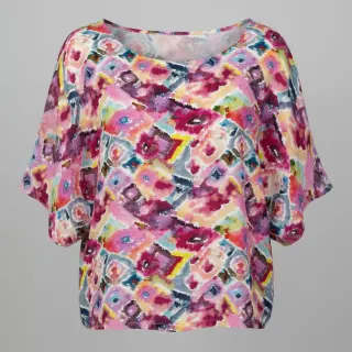 Viscose RAYON POPLIN Colorful Patterns design D digital print