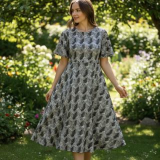 Jersey VISCOSE Structure grey digital print