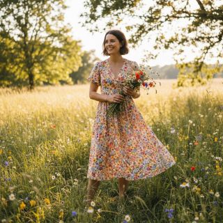 Viscose Idylle peche