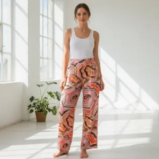 Viscose STRETCH Somer design B digital print