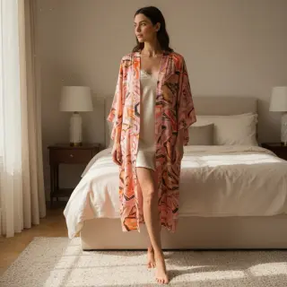 Viscose STRETCH Somer design B digital print